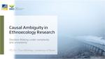 Opening the ConVOI academic year: the Expected Value of Causal Ambiguity